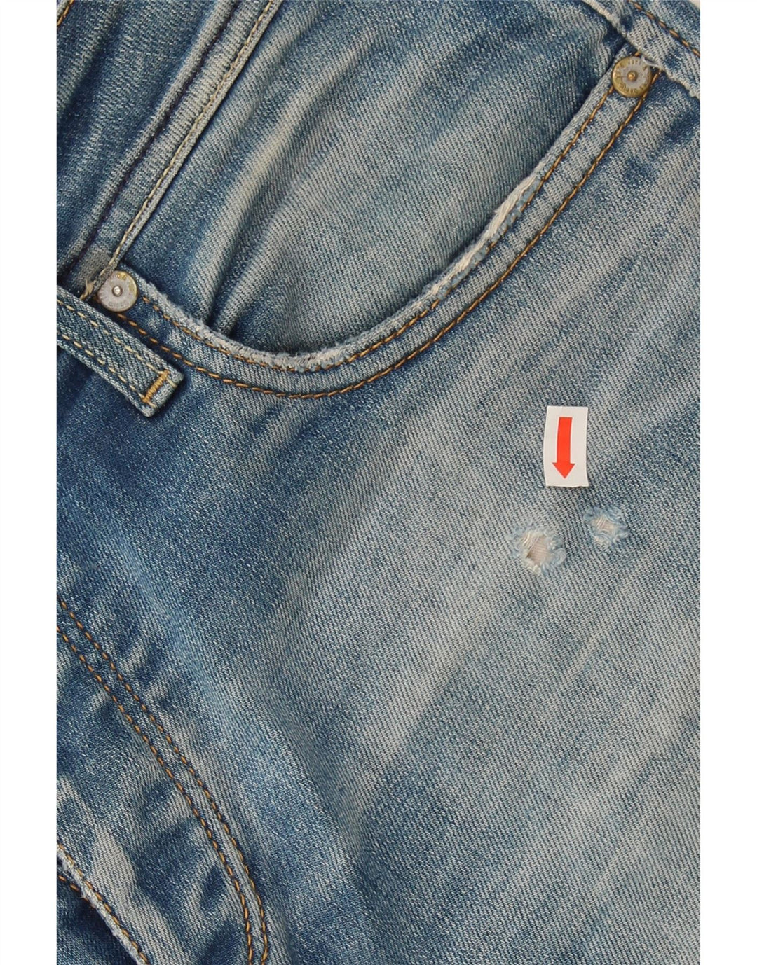 JACK & JONES Mens Straight Jeans W32 L31  Blue Cotton Vintage Jack & Jones and Second-Hand Jack & Jones from Messina Hembry 