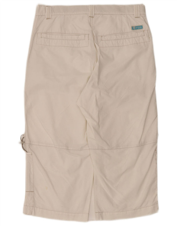 Damskie bermudy Fordocks Cargo IT 44 Medium W30 Off White Cotton
