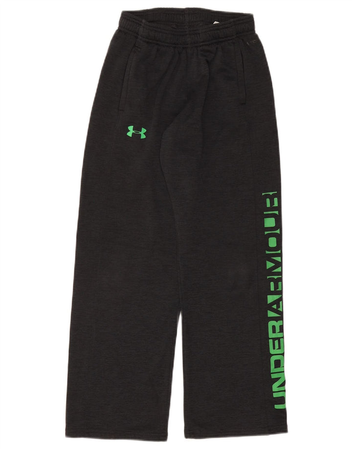 Chłopięce spodnie dresowe UNDER ARMOUR Cold Gear 9-10 lat, średnie czarne
