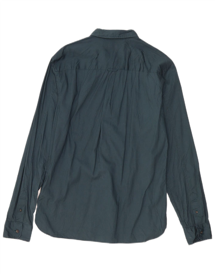 Koszula męska All Saints, średnia, granatowa, bawełniana