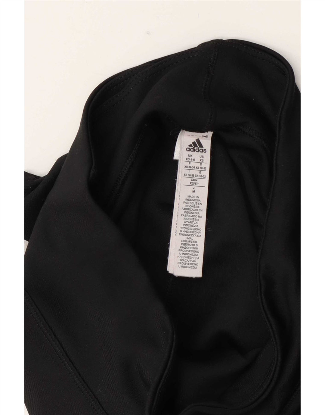 Legginsy damskie Adidas UK 4/6 XS, czarny poliester