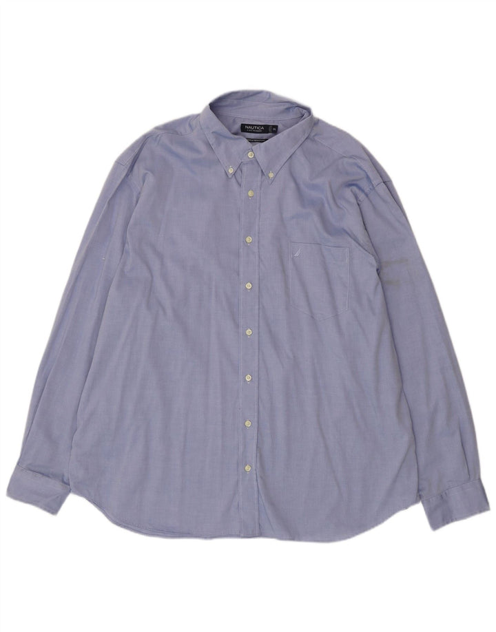 NAUTICA Mens Shirt 3XL Blue Cotton