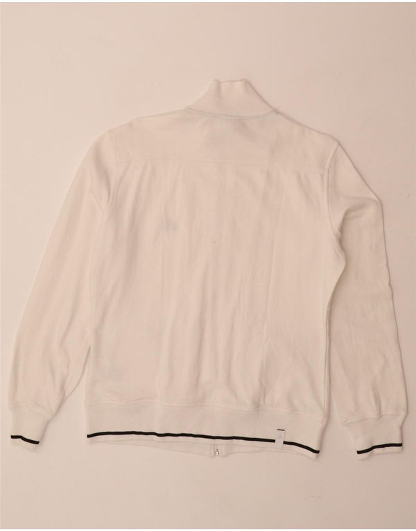 Męska kurtka dresowa ADIDAS UK 40/42 Średnia biała bawełna