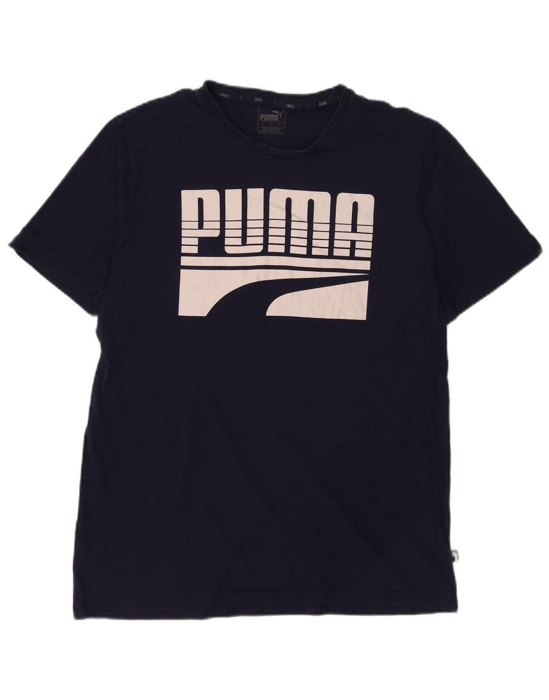 Męski T-shirt Puma z grafiką, duży, granatowy