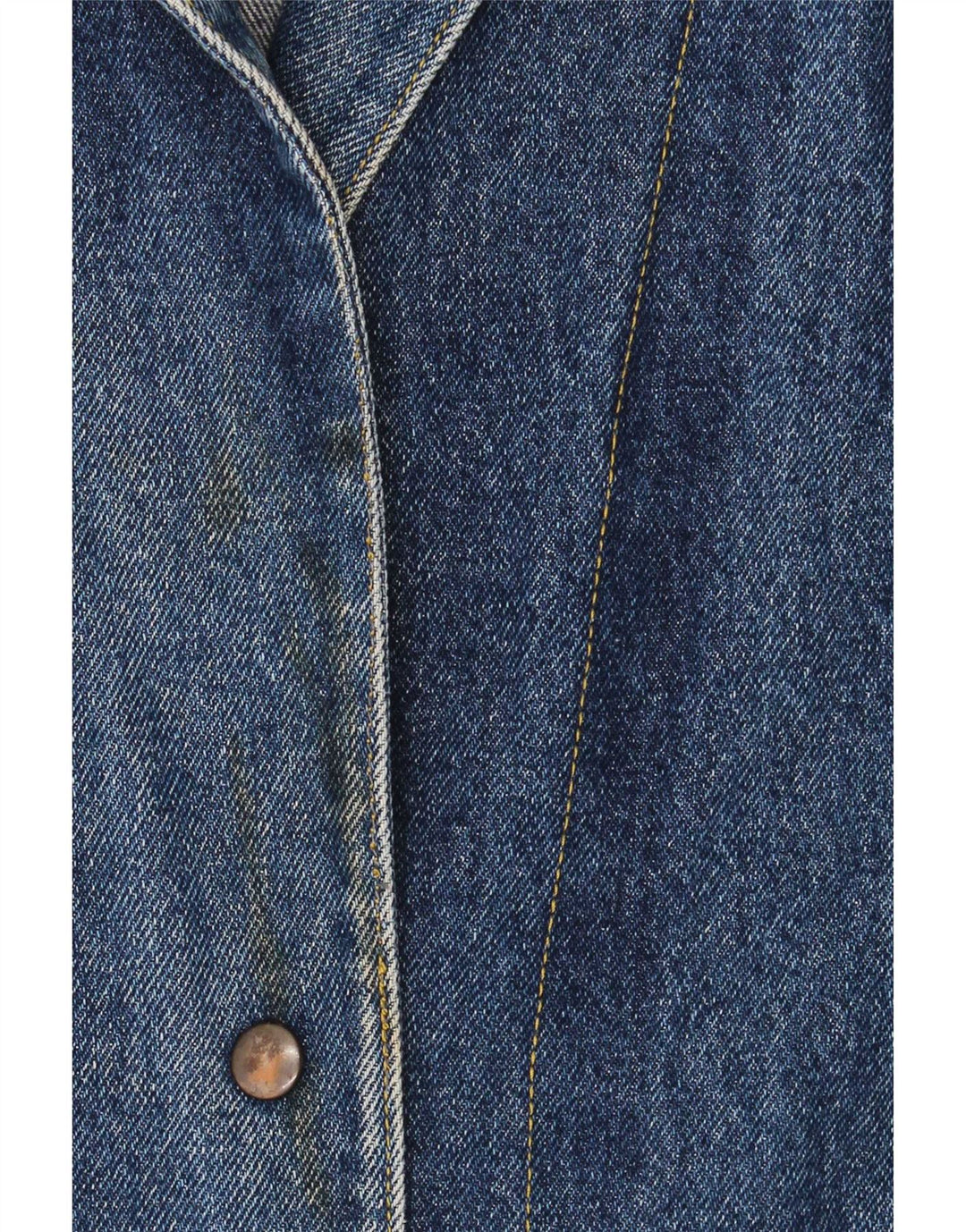Vintage damska, oversize'owa marynarka dżinsowa zapinana na 2 guziki, UK 18 XL, niebieska