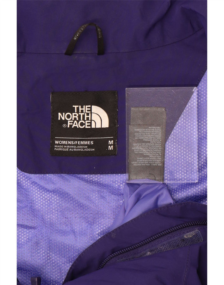 Damska kurtka przeciwdeszczowa z kapturem THE NORTH FACE Hyvent UK 14, średni fiolet, nylon
