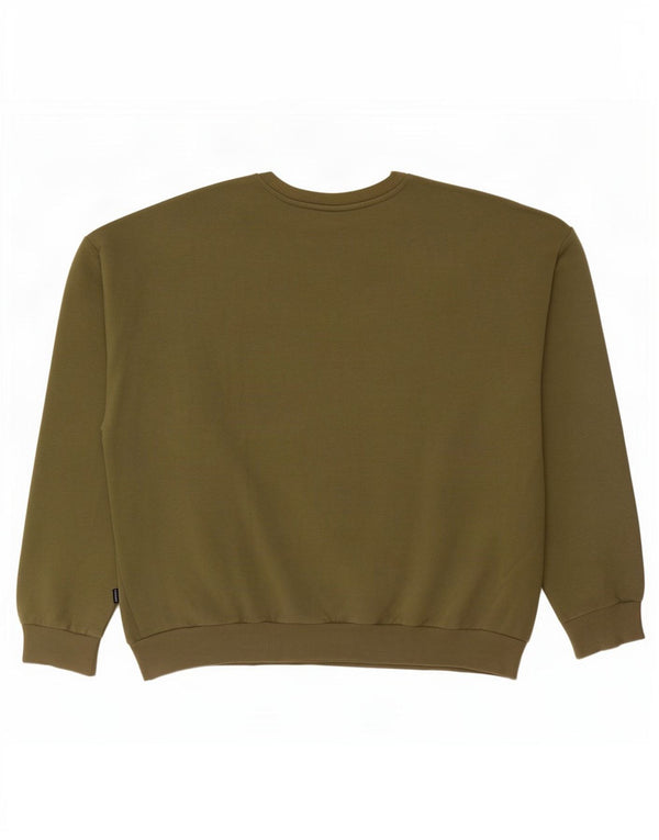 Męska bluza z grafiką Puma, sweter XL, bawełna khaki