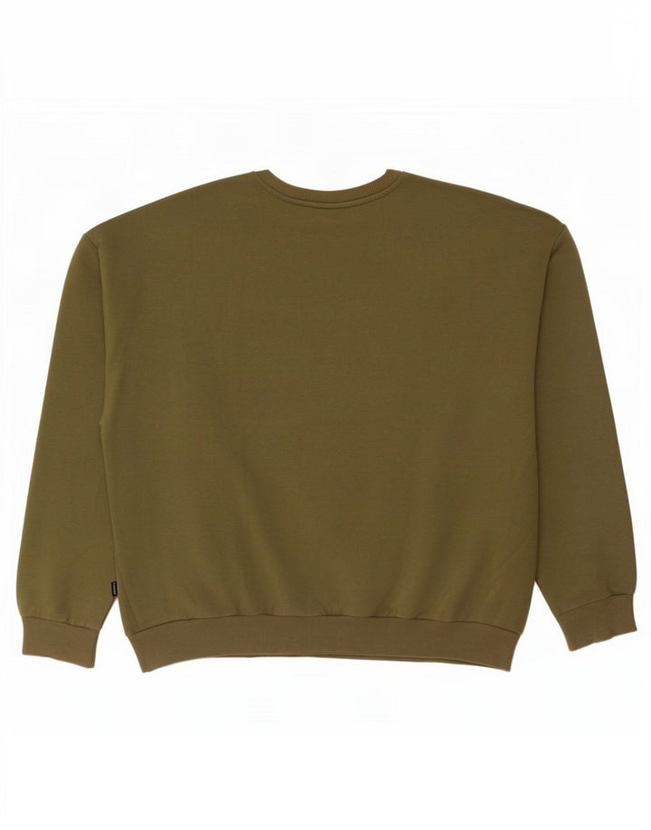 Męska bluza z grafiką Puma, sweter XL, bawełna khaki