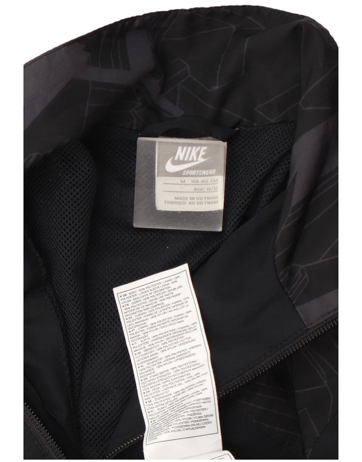 Kurtka chłopięca Nike Dresowa Top 10-11 lat, średnia, granatowa, geometryczna