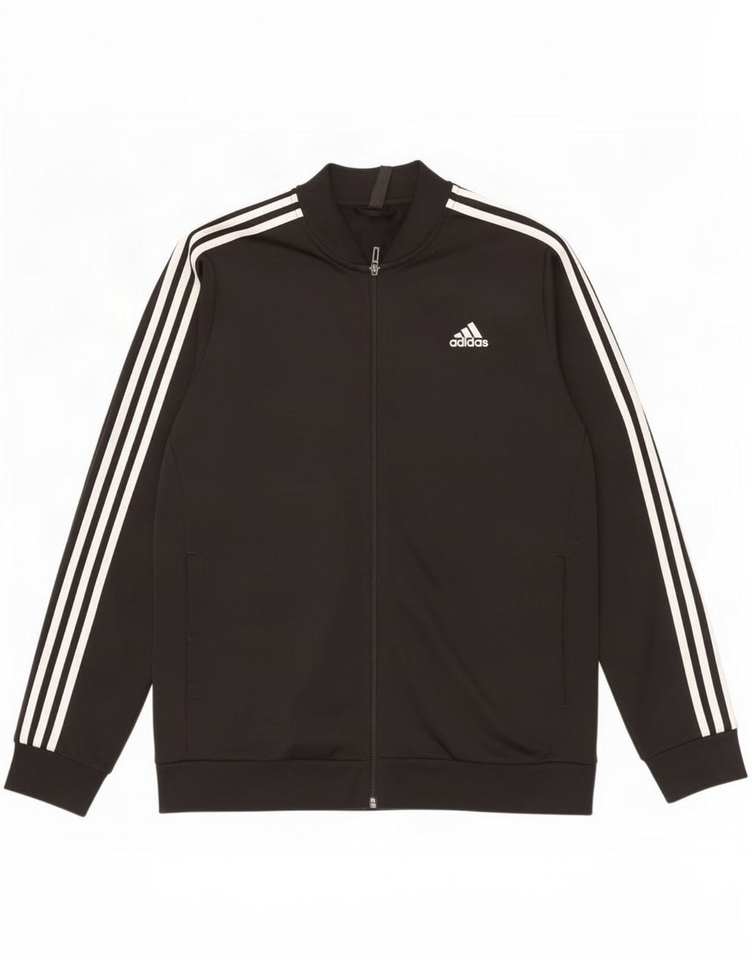 Adidas Męska bluza dresowa, duża, czarna, poliestrowa