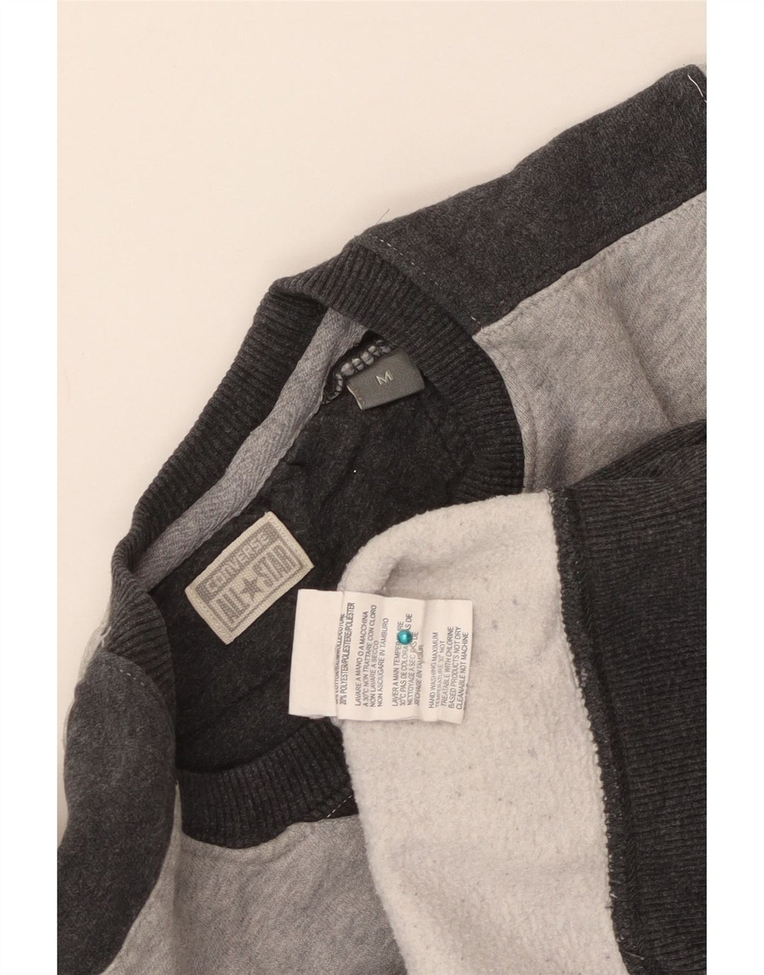 Damska bluza Converse Graphic Jumper UK 14 w kolorze średnioszarym