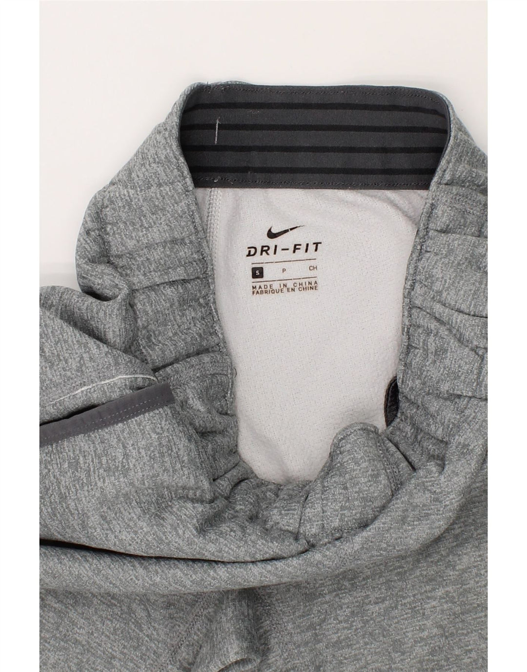 NIKE Girls Dri Fit Tracksuit Trousers 8-9 Years Small Grey Polyester Vintage Nike and Second-Hand Nike from Messina Hembry 