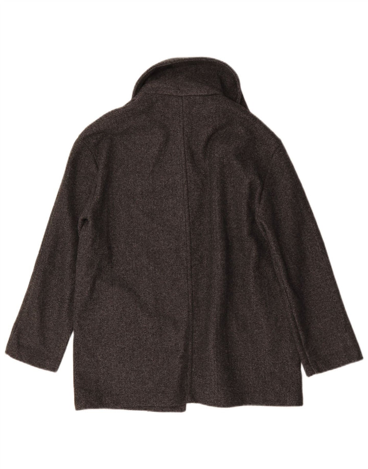 Damski płaszcz oversize Zara UK 10, mały, szary, poliester