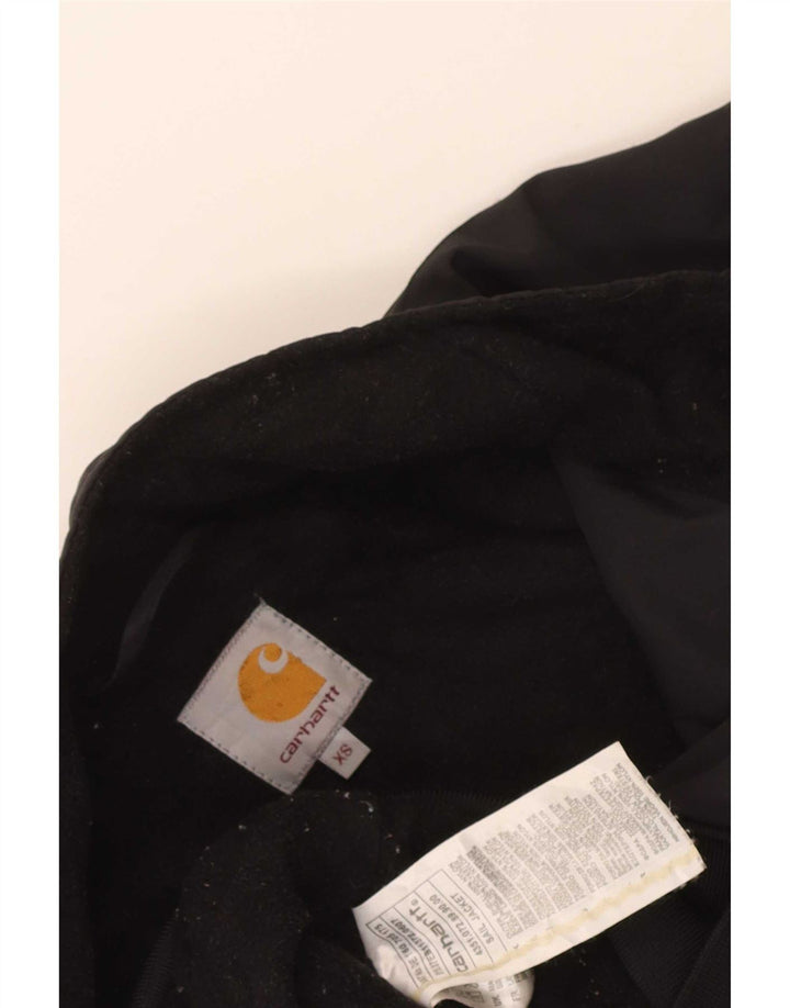 Męska kurtka bomberka Carhartt UK 34 XS z czarnego nylonu
