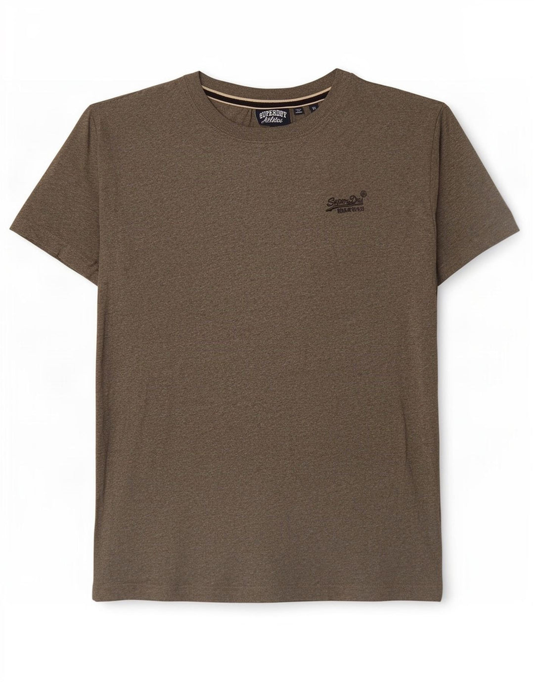 T-shirt męski Superdry, średni, bawełniany khaki z plamkami