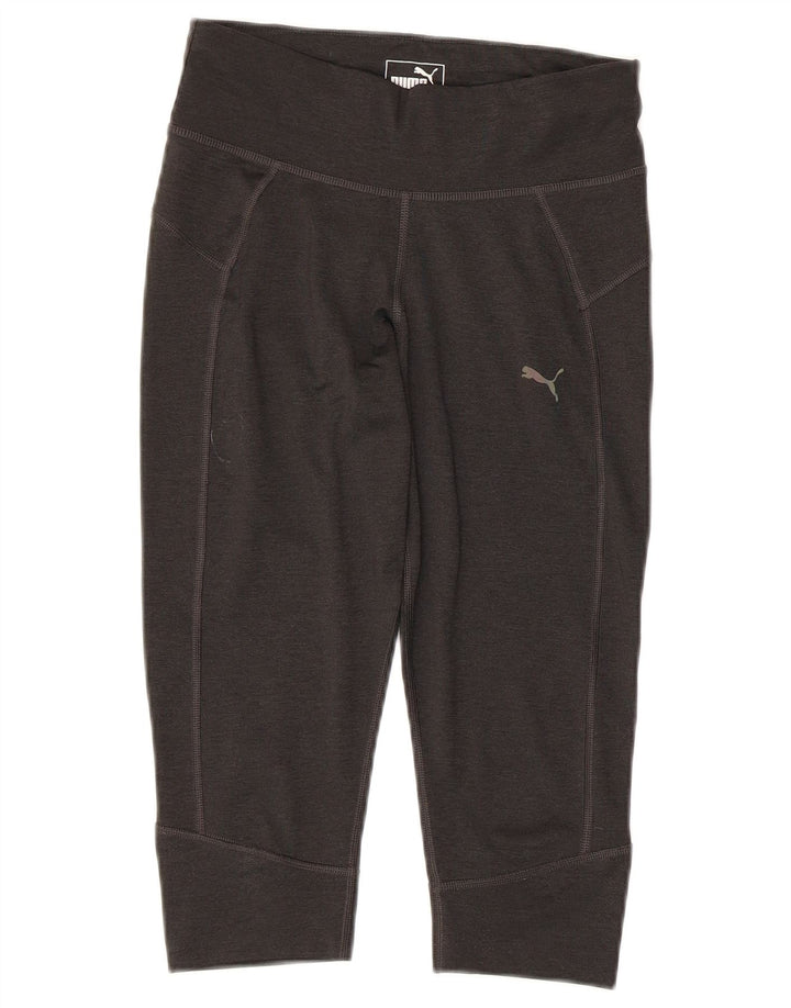 Damskie legginsy Capri Puma UK 8, małe, szare, poliestrowe