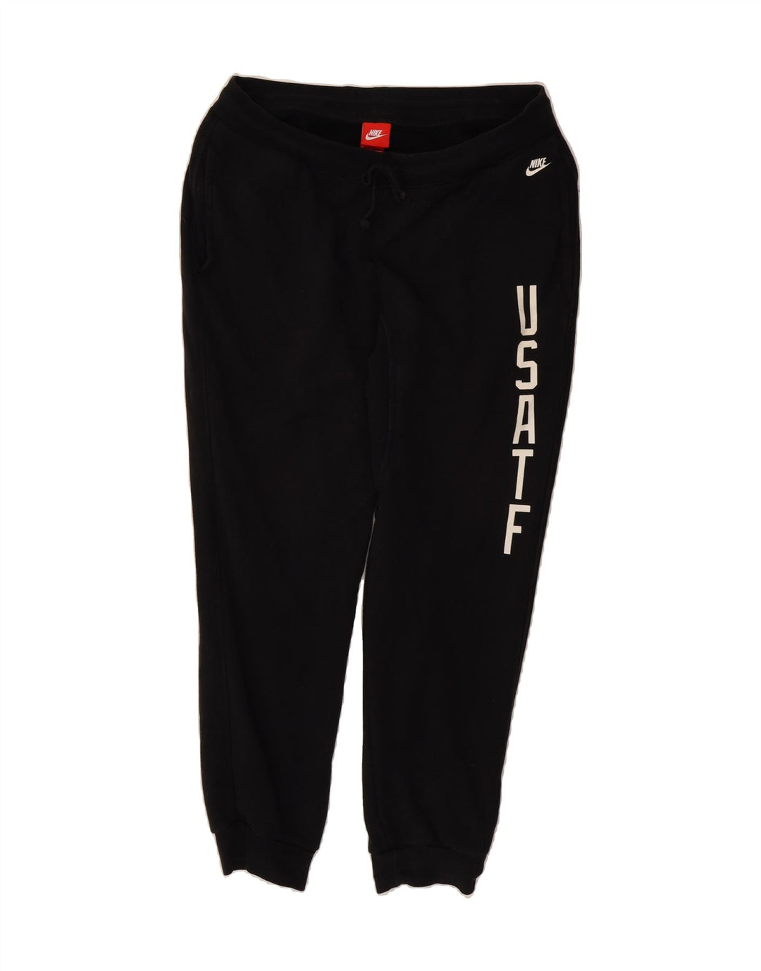 NIKE Mens Graphic Tracksuit Trousers Joggers Medium  Black Vintage Nike and Second-Hand Nike from Messina Hembry 