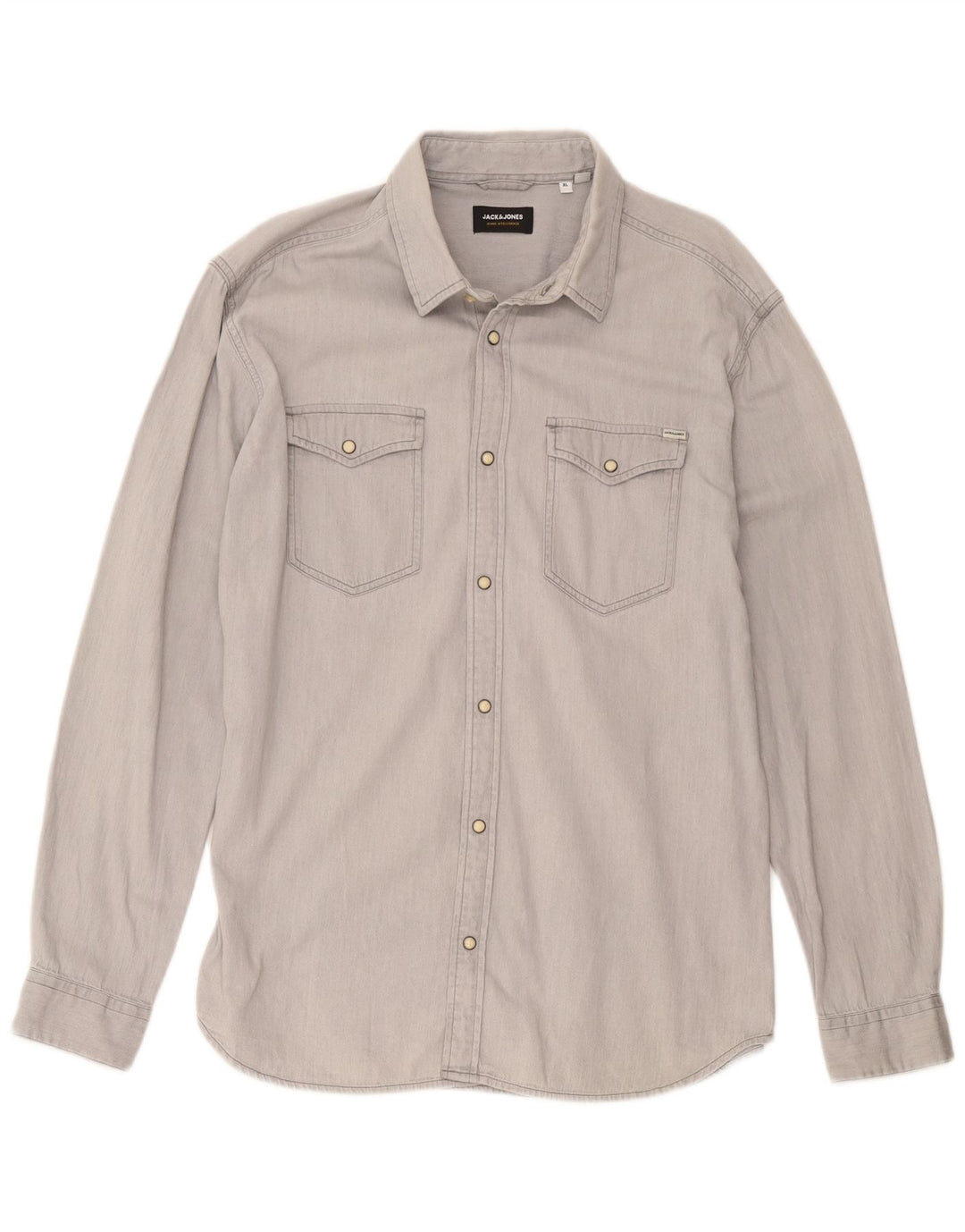 Męska koszula dżinsowa Jack & Jones XL, szara