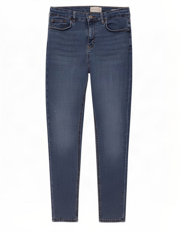 Damskie jeansy Skinny Per Una UK 12 Medium W30 L28 Niebieski Lyocell