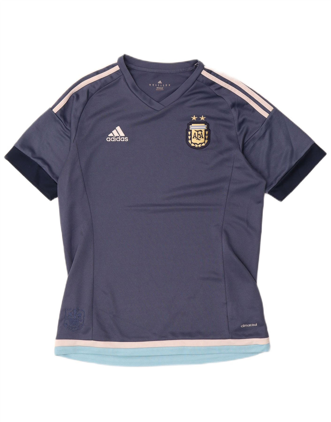 Męska koszulka Adidas Climalite Top, średnia, granatowa, poliester z blokami kolorów