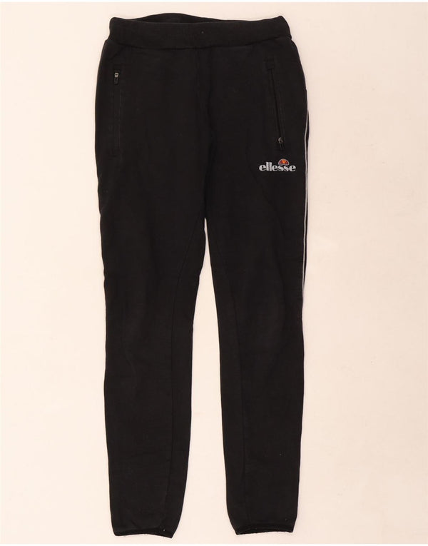 Damskie spodnie dresowe Ellesse Joggers UK 8 Small Black Cotton