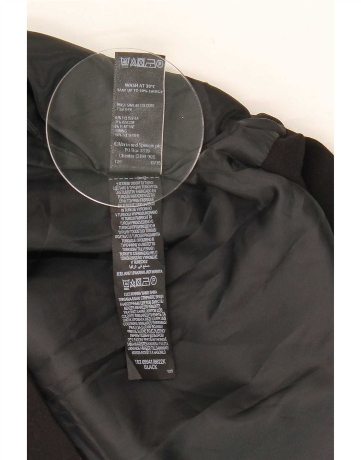 Kamizelka damska Marks & Spencer UK 14, średni czarny poliester
