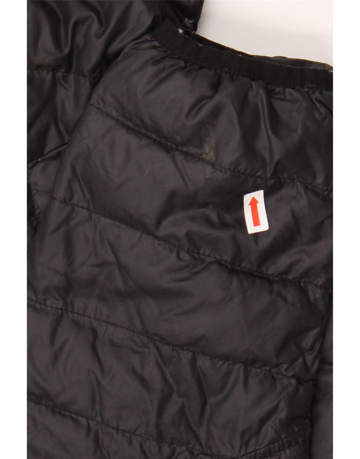 Męska ocieplana kurtka z kapturem DIESEL UK 36 Small Black Nylon