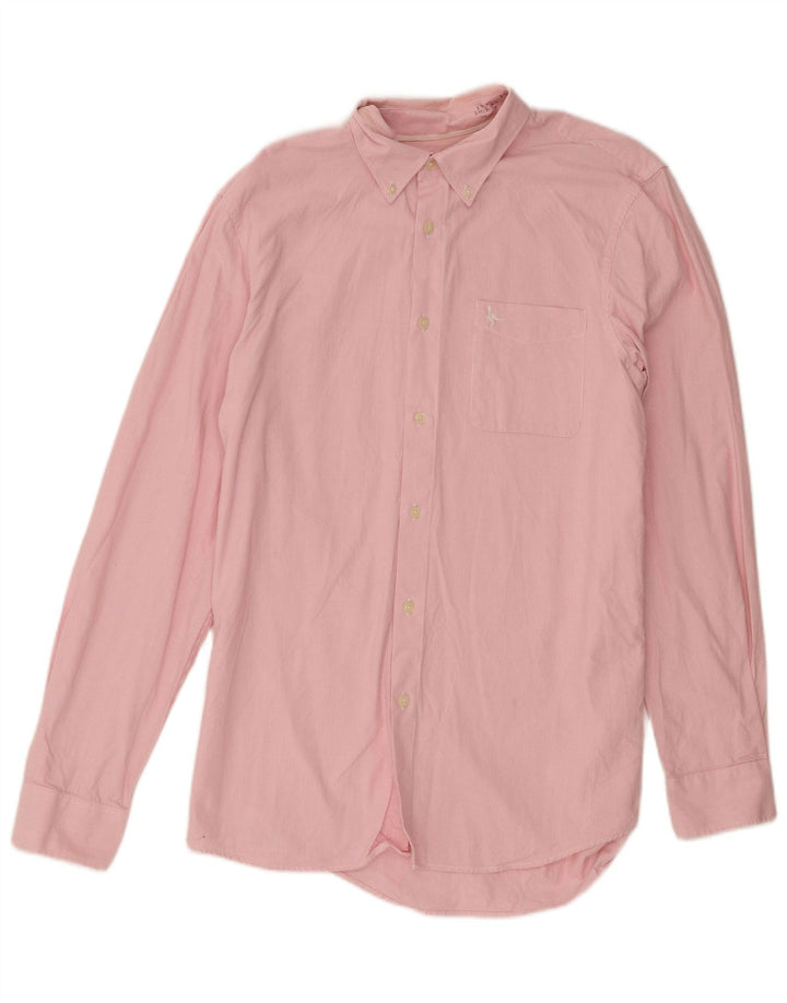 Koszula męska Jack Wills, bawełniana, w średnie różowe prążki