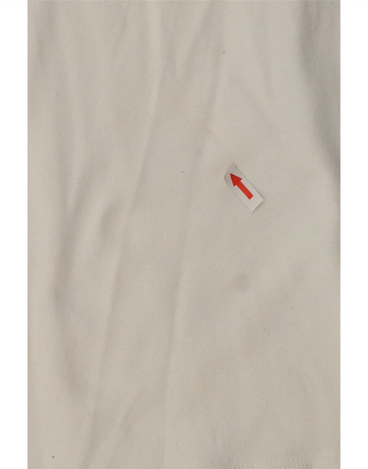 Damski top graficzny CHAMPION z długim rękawem, UK 18 XL, biały, blok kolorów