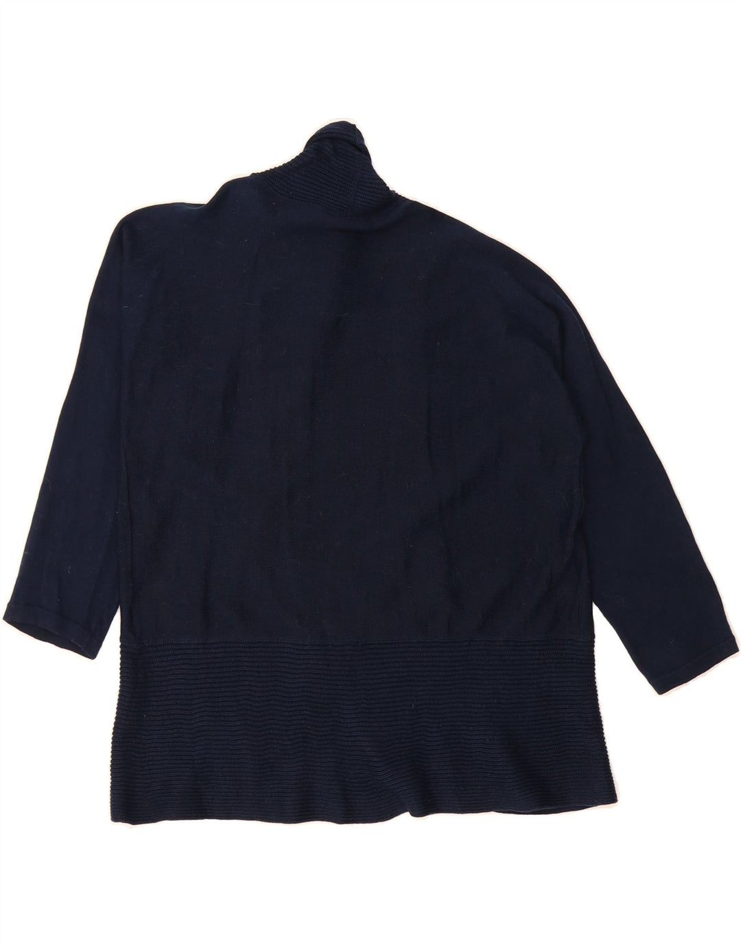 RALPH LAUREN Womens Open Cardigan Sweater UK 14 Medium Navy Blue Vintage Ralph Lauren and Second-Hand Ralph Lauren from Messina Hembry 