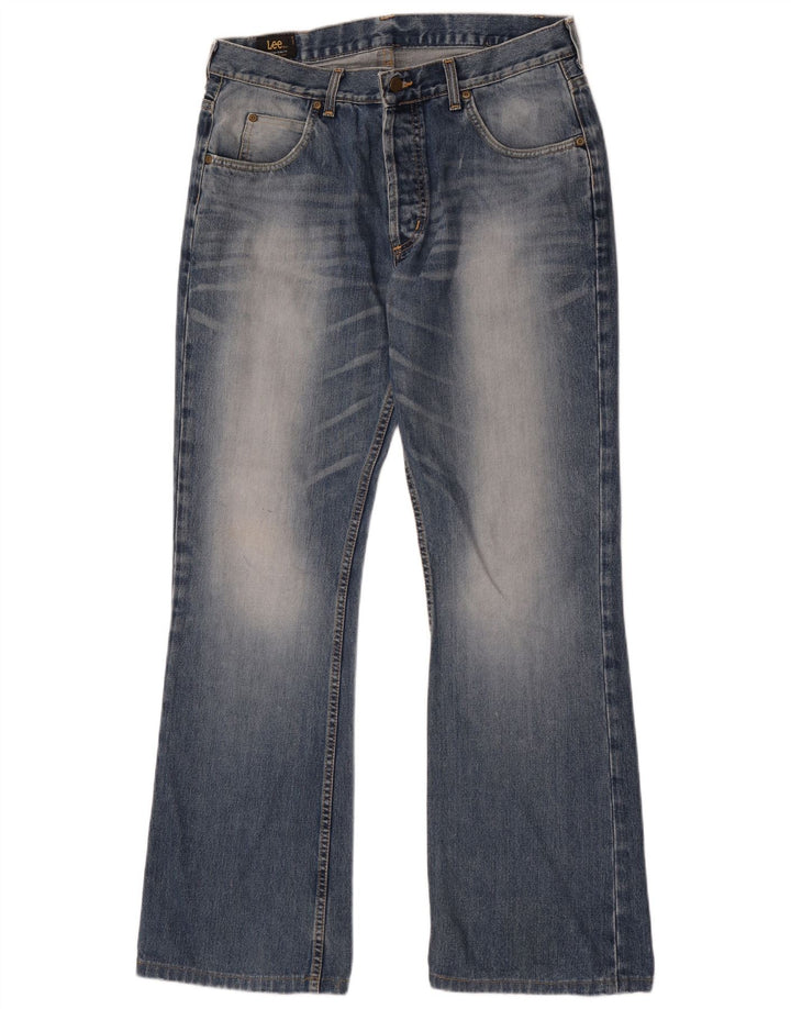 Męskie jeansy Lee Denver Bootcut W36 L33, niebieskie, bawełniane