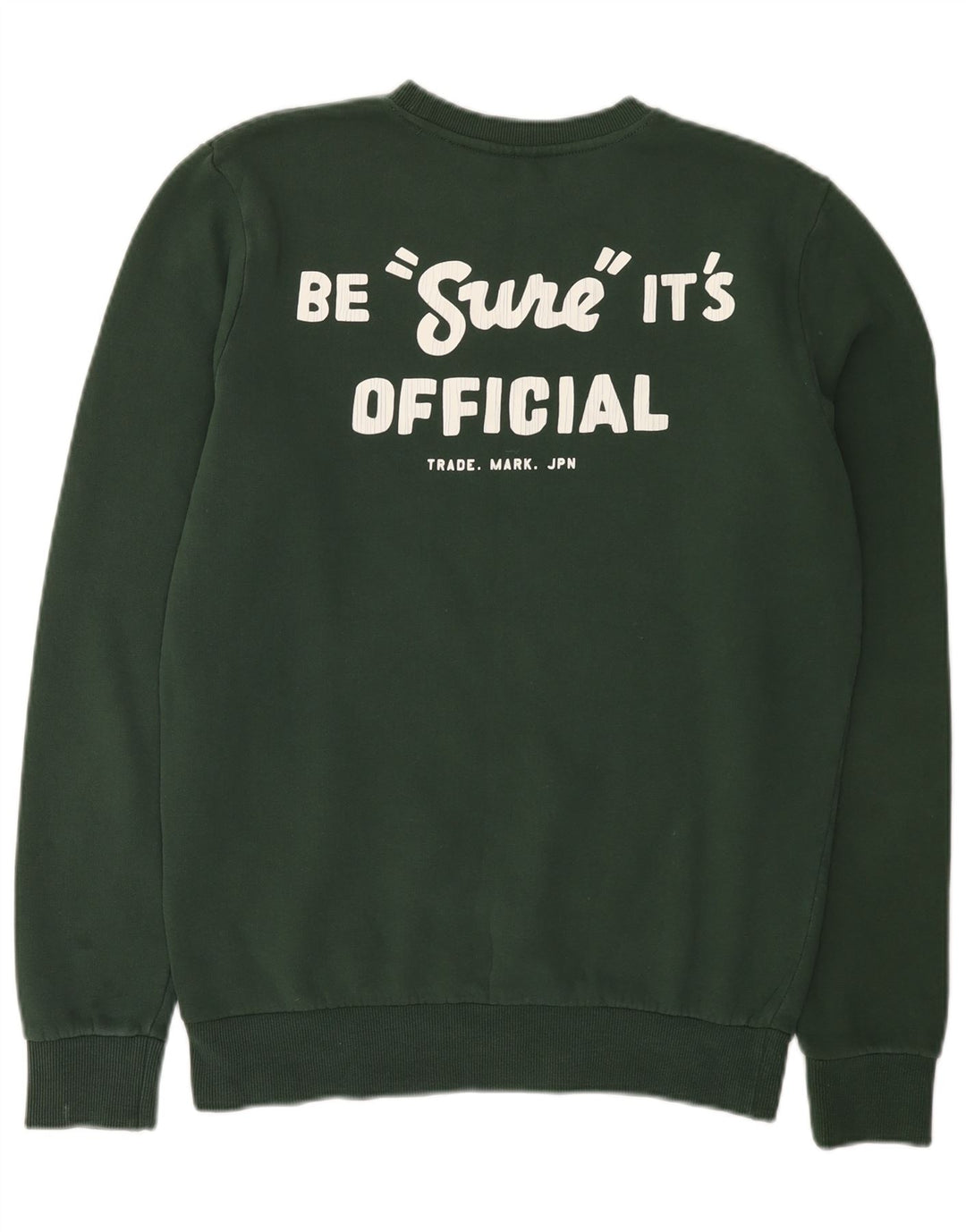 Męski sweter z grafiką Superdry, duży, zielony, bawełniany