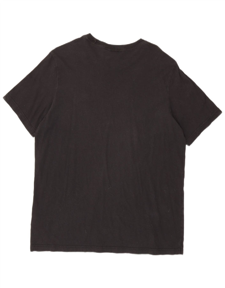 T-shirt męski ADIDAS, duży, czarny, bawełniany