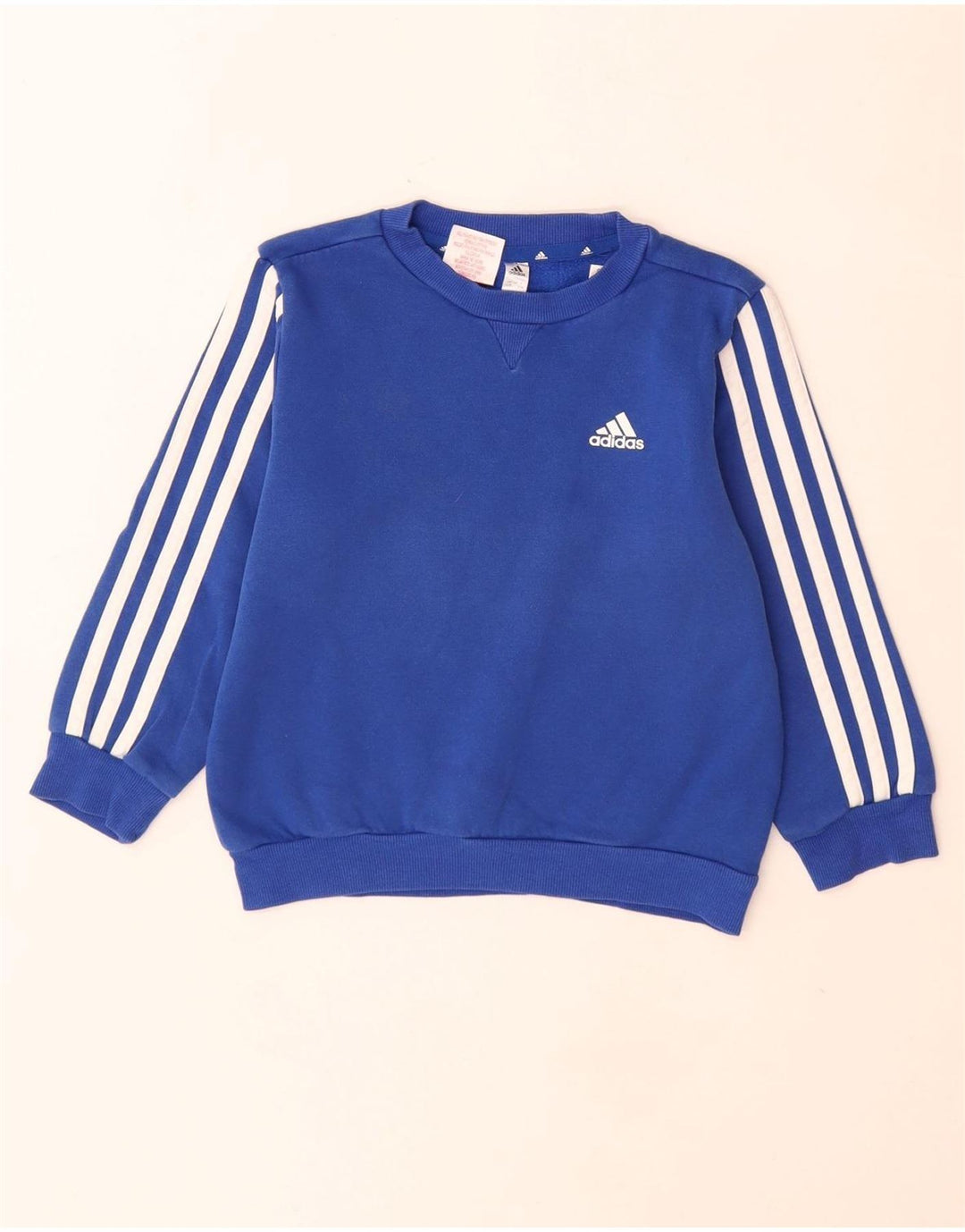 Adidas Chłopięca Bluza Sweter 6-7 Lat Niebieski Bawełna