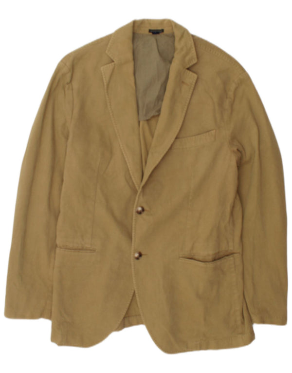 Męska marynarka zapinana na 2 guziki Massimo Dutti UK 36 Small Brown