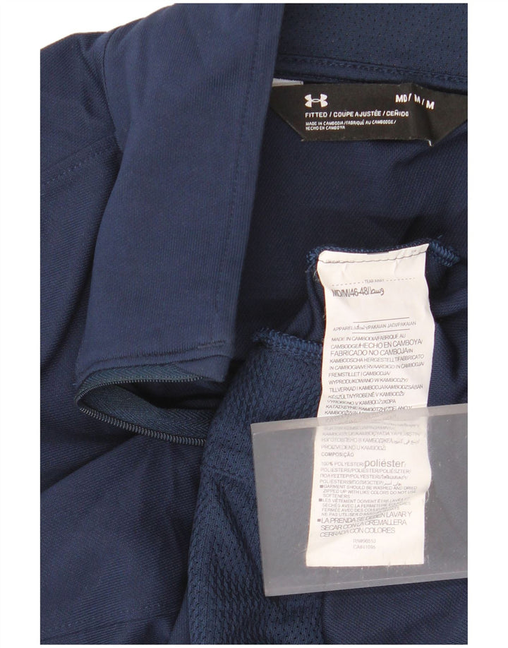 Męska kurtka dresowa Under Armour, średnia granatowa, blok kolorów