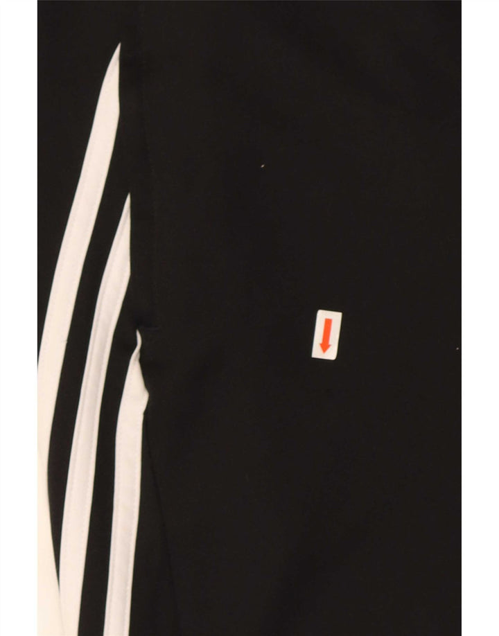 Męskie spodnie dresowe Adidas Climalite, małe, czarne, poliestrowe