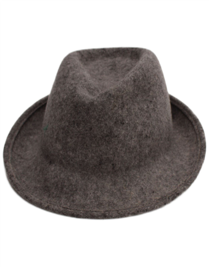 ESPRIT Mens Fedora Hat One Size Grey Wool Classic