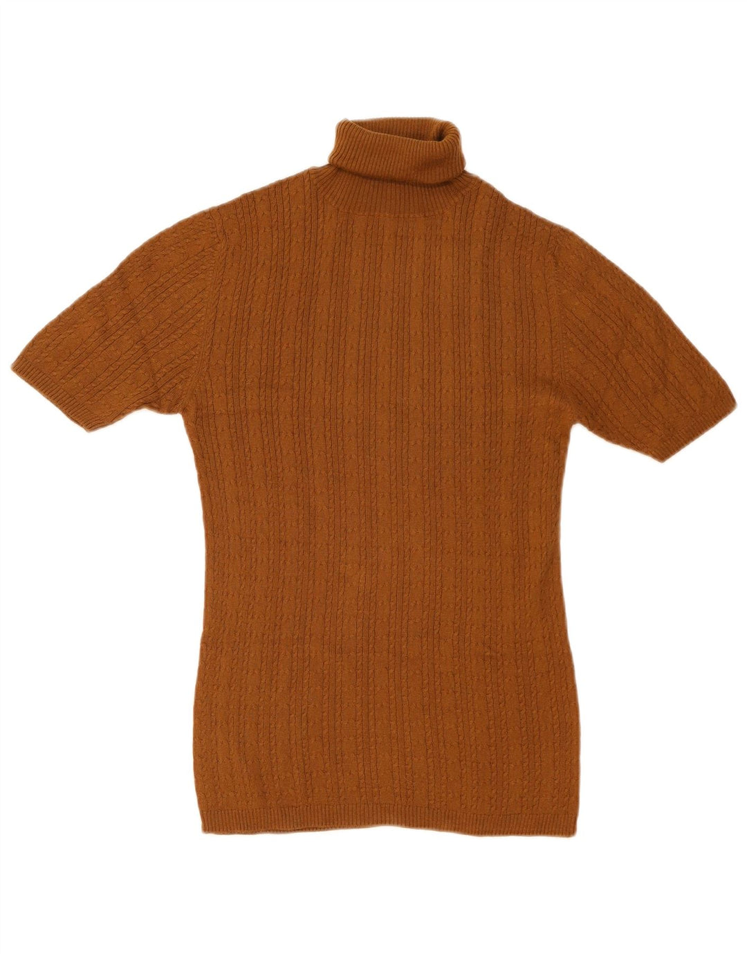 Sweter damski Massimo Dutti z wywijanym dekoltem UK 14, duży brązowy