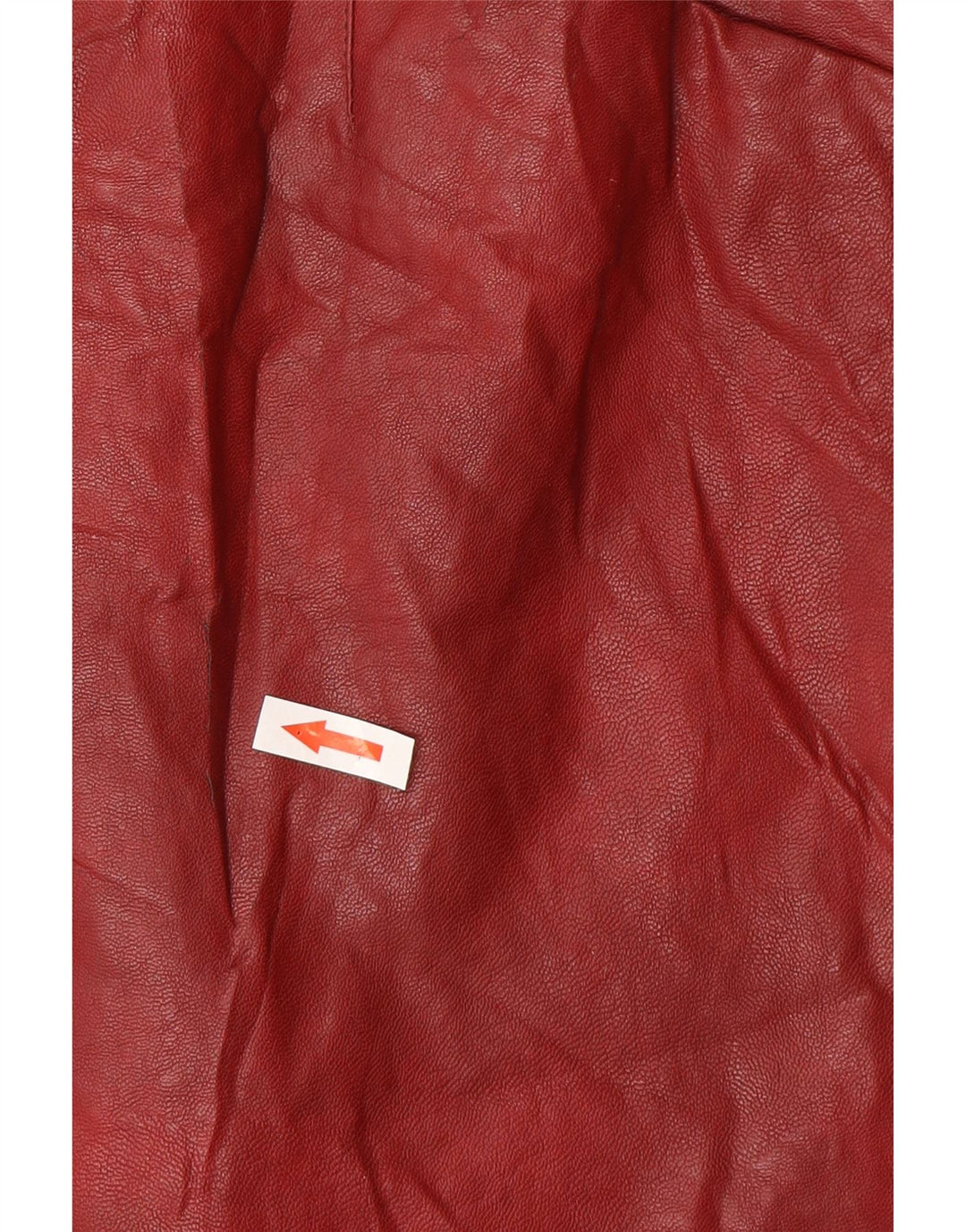 Spódnica skórzana damska Zara mała W26 bordowa