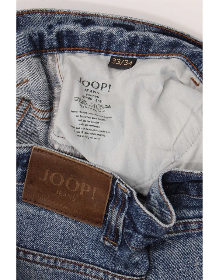 Męskie jeansy Bootcut Joop W33 L34 Niebieskie bawełniane