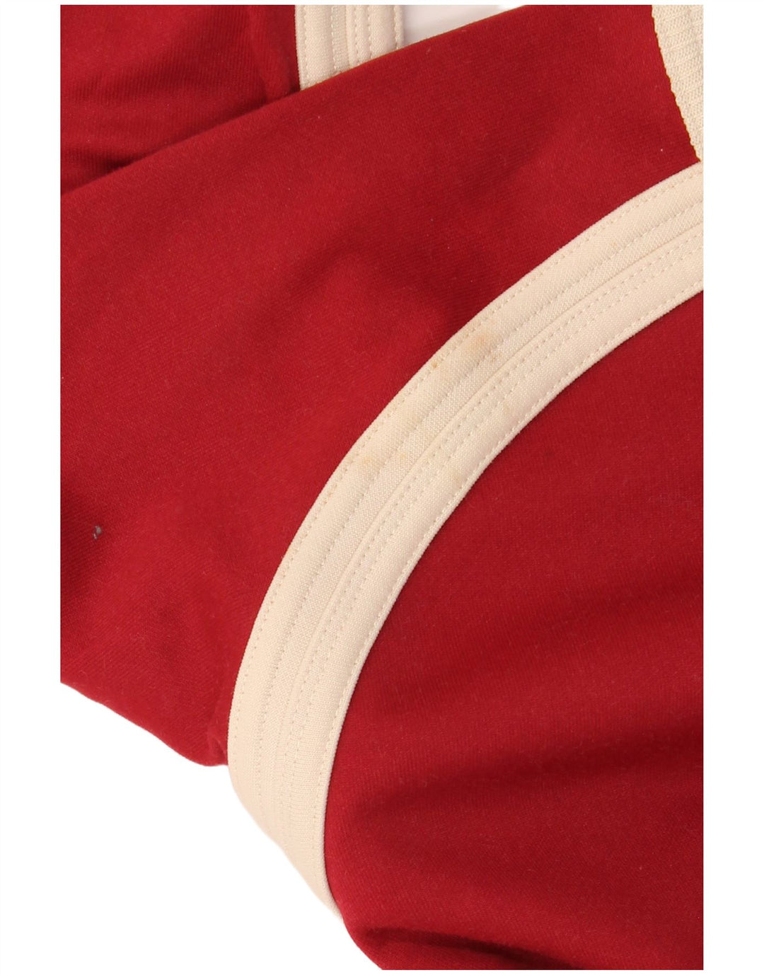 Męska koszulka PUMA z długim rękawem, mała, czerwona, poliestrowa z blokami kolorów