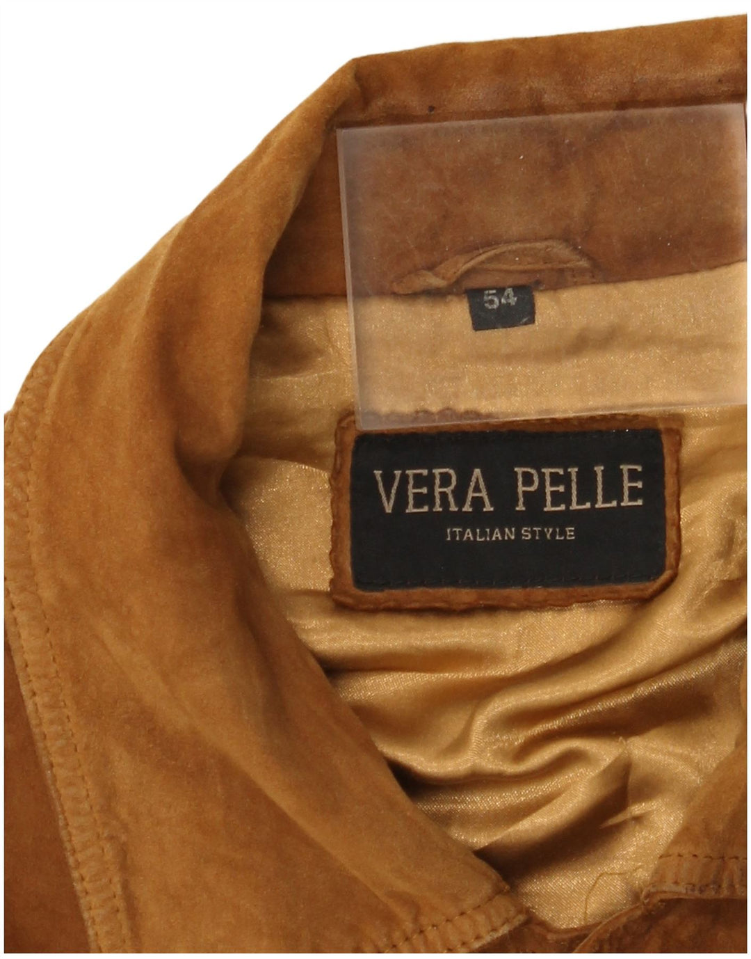 Męska kurtka bomberka VINTAGE zamszowa IT 54 2XL brązowa skóra