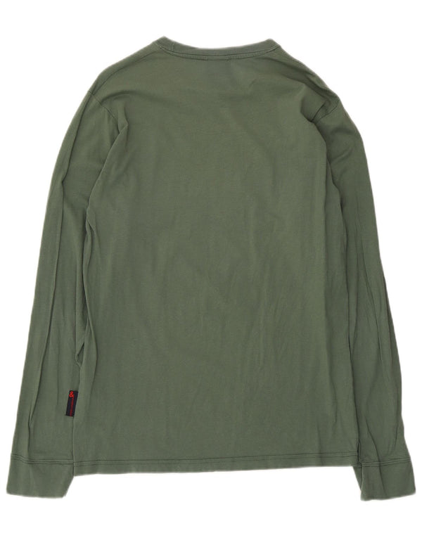 Damski top Dolce & Gabbana z długim rękawem IT 48 XL, bawełna khaki