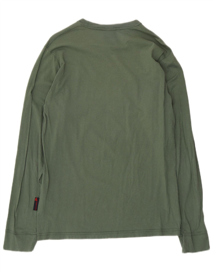Damski top Dolce & Gabbana z długim rękawem IT 48 XL, bawełna khaki