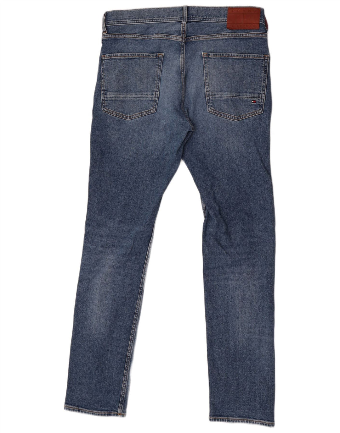Męskie dżinsy Denton Straight Jeansy Tommy Hilfiger W32 L32 Niebieskie