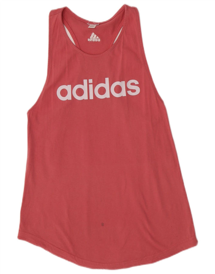 Damska kamizelka graficzna Adidas Top UK 10 Mały różowy