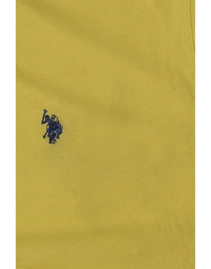 US Polo Assn. Męska koszulka polo 2XL w kolorze żółtym