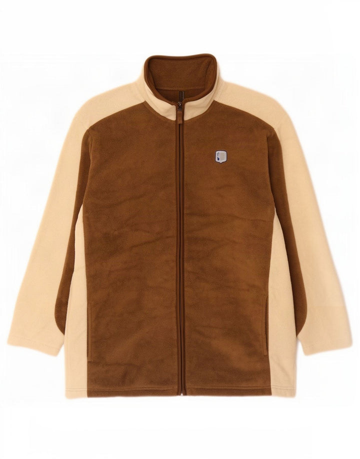 Męska kurtka polarowa Asics UK 36 Small Brown Colorblock
