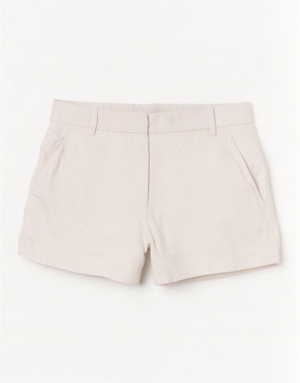 Damskie spodenki Chino Abercrombie & Fitch US 4 Small W27, białe lniane
